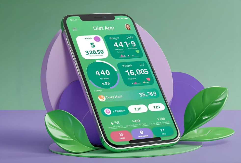 Diet App mobile preview